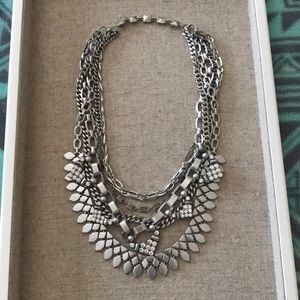 Stella & Dot silver necklace